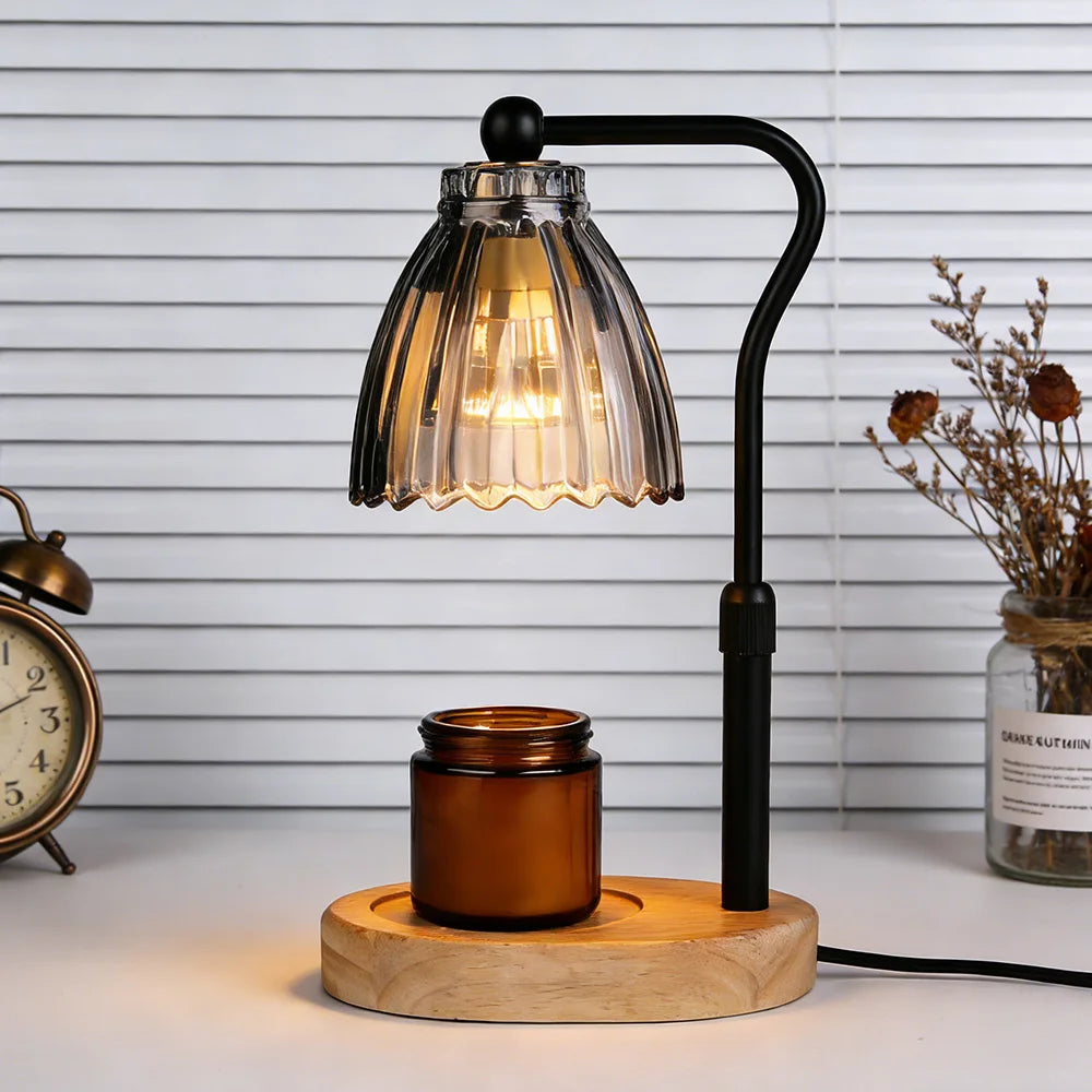 Fragrance Candle Warmer Lamp with Timer Dimmer Nordic Heat Aromatherapy Wax Melting Lamp for Birthday Gifts Office New HomeDecor Vue