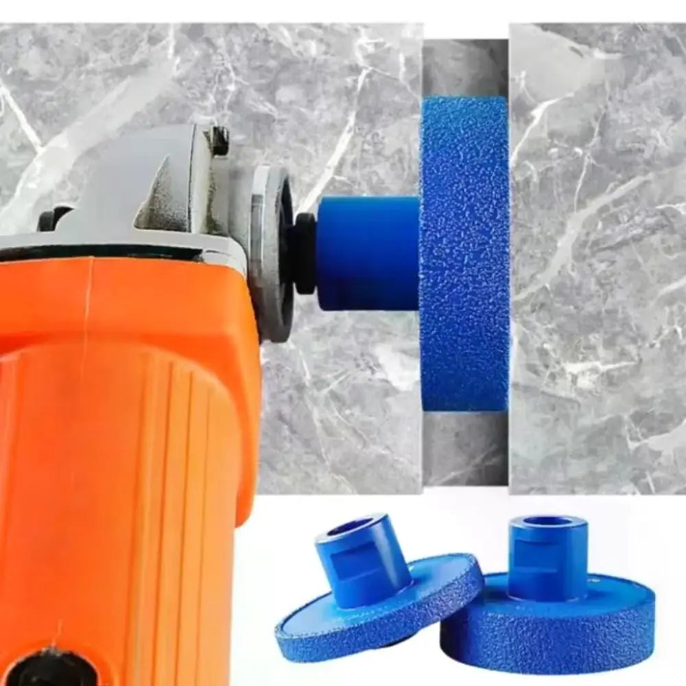 Heavy-Duty Diamond Flat Grinding Wheel Dry and Wet Use Standard Threaded Interface Concrete Grinding Wheel Vacuum Brazed Vue