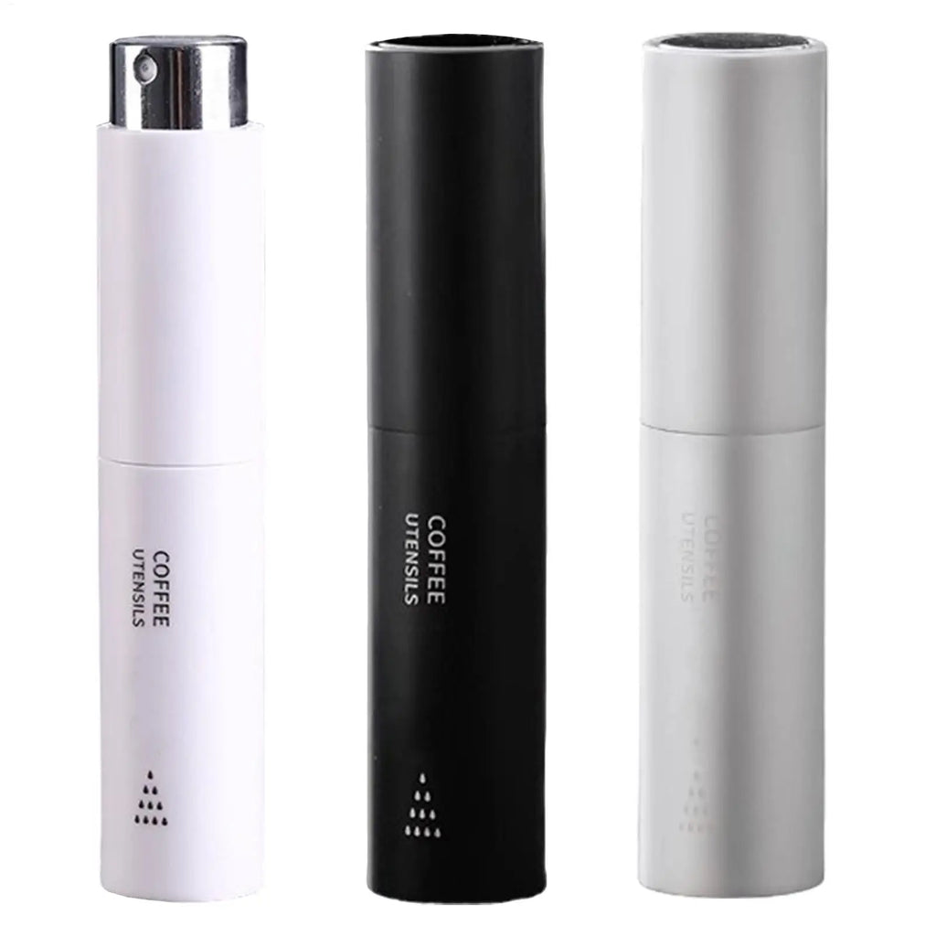 2.3x11.5cm Coffee Bean Spray Bottle Anti-flying Powder Anti-static Glass Liner Coffee Bean Spray Bottle Portable Water Atomizer Vue