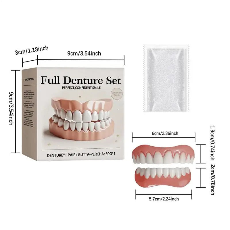 Teeth Model for Dental Training Orthodontic Brushing Demonstration Jaw Removable False Teeth Practice Model Denture Modification Vue