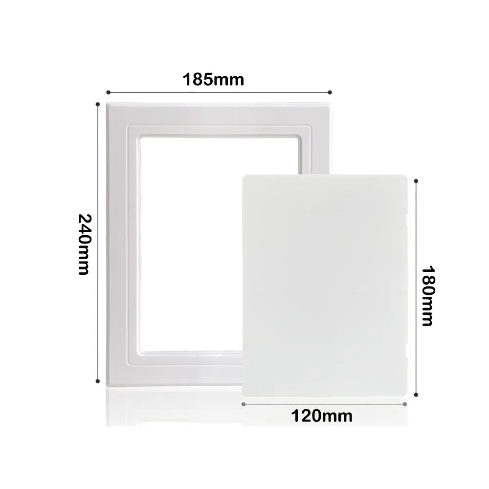 Self-adhesive Access Panel Inspection Hole ABS Doors Wall Ceiling Vue 120mmX180mm