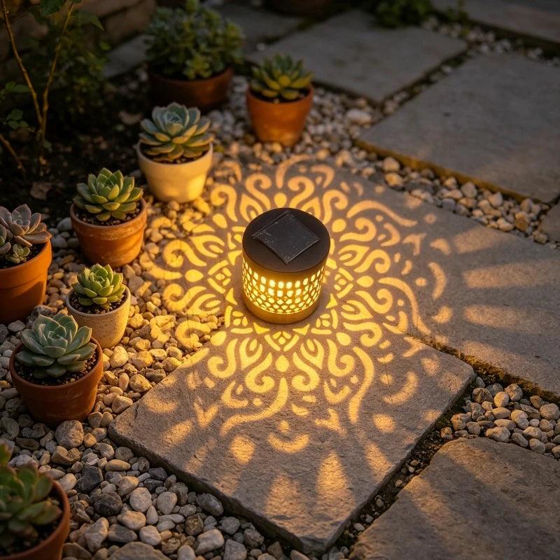 Outdoor Solar Fence Light IP65 Metal Yard Wall Lamp for Outdoor Garden Deck Steps Wall Home Decor Festive Atmospheres Vue