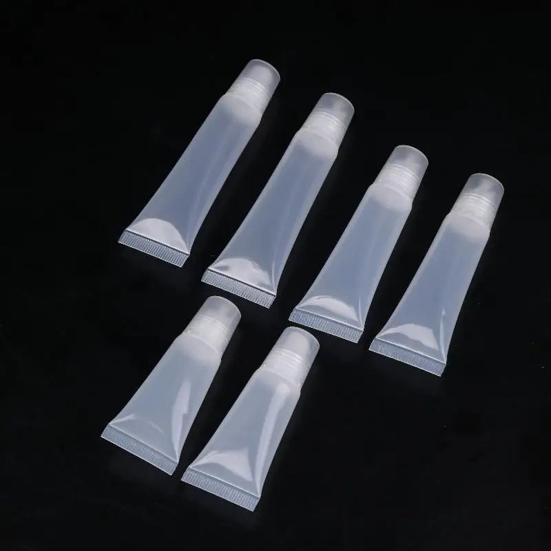 10Pcs 5/10/15ml Empty Lipstick Tube Lip Balm Soft Tube Makeup Squeeze Clear Lip Gloss Container Vue