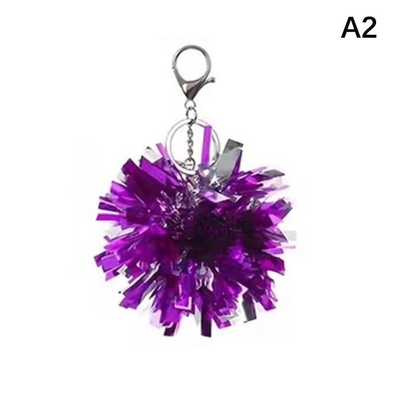 Colorful Cheer Pom Keychains Cheerleader Cheerleading Keyring Charm Vue Other A2