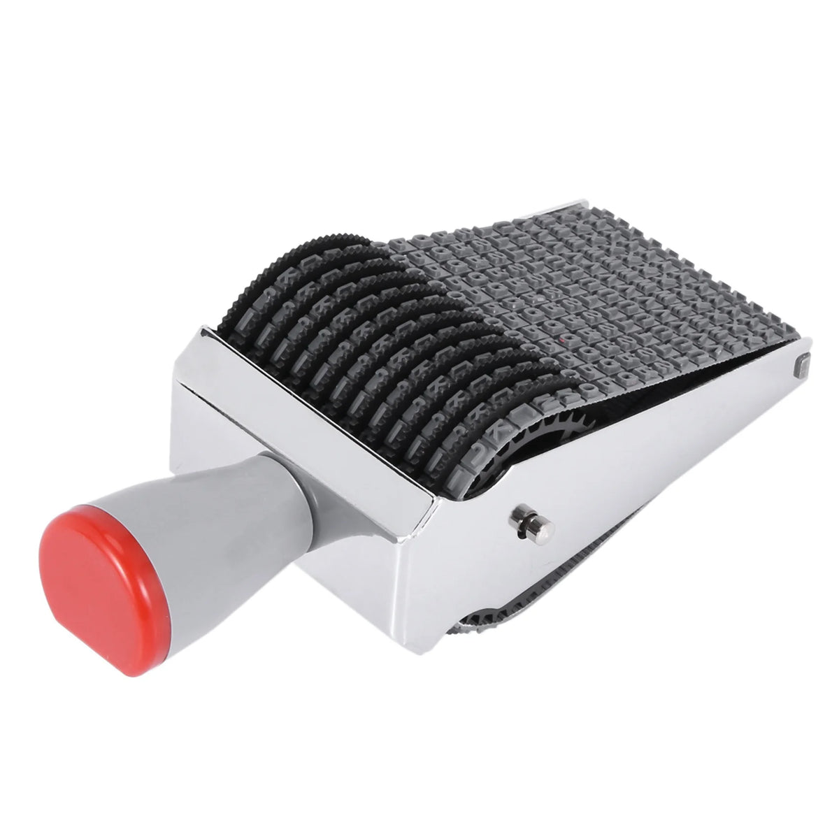 ABKW-2X Multipurpose 12 Digit Alphabet Rolling Rubber Stamp English Letter Number Emboss Diy Scrapbooking Roller Stationery Vue