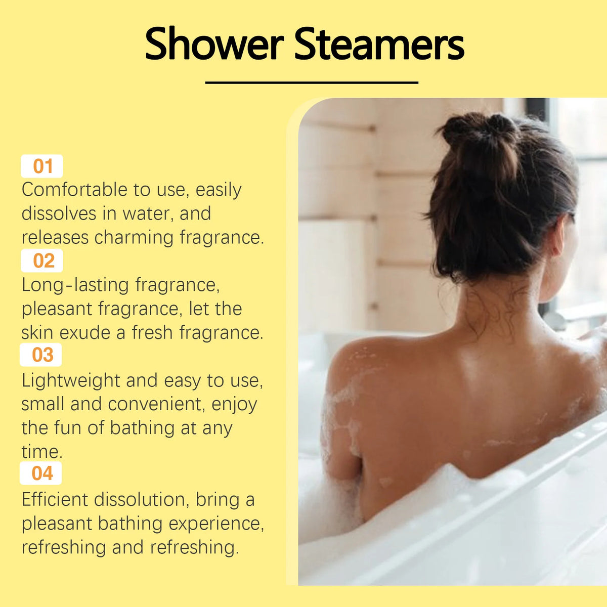 Aromatherapy Shower Tablets - Gentle Cleansing & Deep Moisturizing, Long-Lasting Fragrance, Lightens & Nourishes Skin Vue