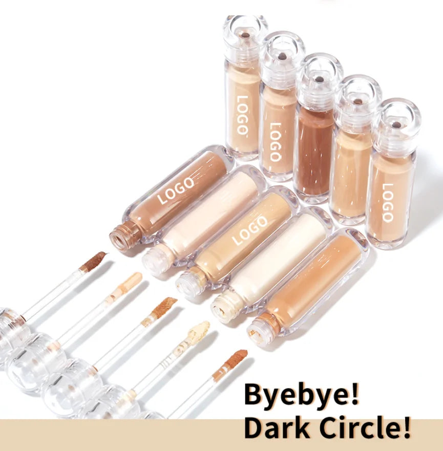Liquid Matte Concealer Custom Logo Full Coverage Waterproof Makeup Concealer Wholesale Vegan Dark Skin Long Lasting Vue