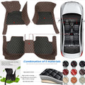 Custom Car Floor Mats For Renault Koleos Auto Carpets Foot Coche Accessorie Floor Liners Vue C-coffee black 2018-2023