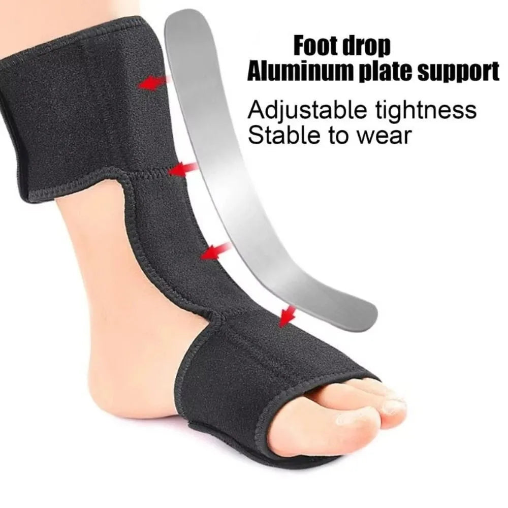 Aluminum Bar Support Foot Splint Brace Elastic Adjustment Dorsal Drop Foot Orthopedic Brace Skin-friendly Comfortable Vue