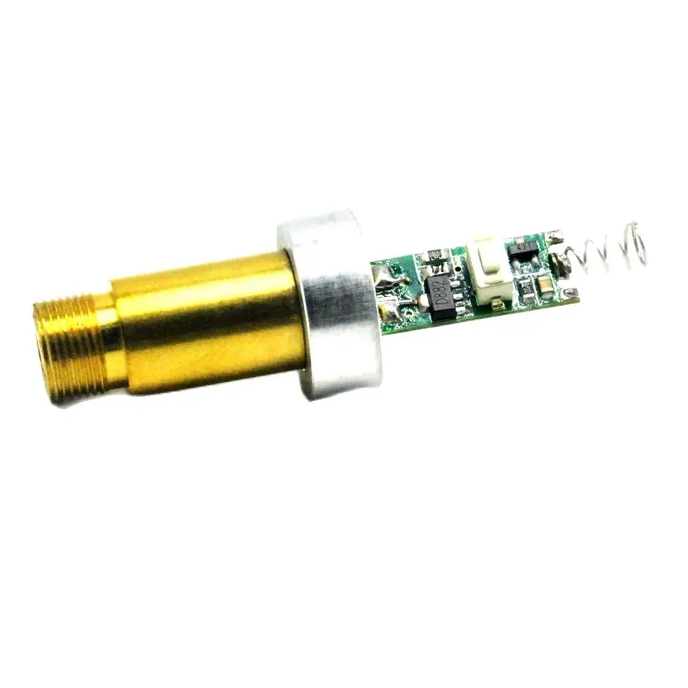 Industrial 532nm 50mw/100mw/200mW Green Laser Dot Module Diode Aluminium Heatsink Driver & Spring 3.7-4.2V Pointer Torch DIY Vue