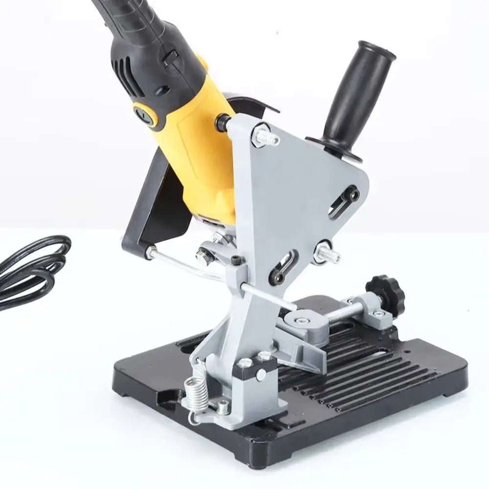 2 in 1 Angled Grinder Fixed Bracket High Accuracy Adjustable 45 Degree Clamps Electric Drill Fixed Holder Universal Durable Vue