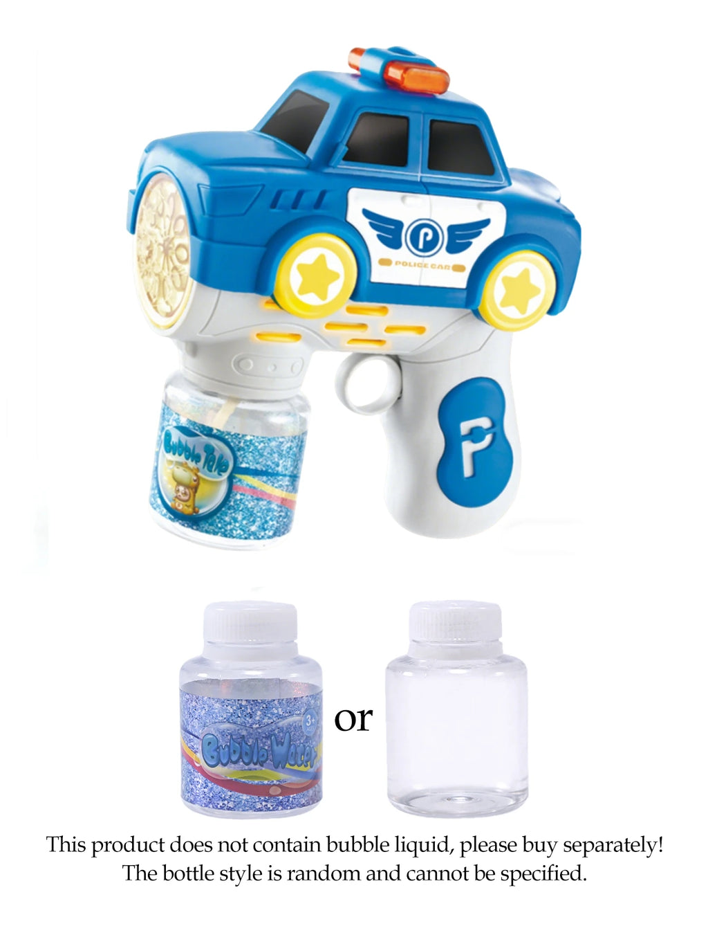 Electric Bubble Machine, One-Click with Lights, Outdoor Handle Bubble Gun Toy for Kids (batteries and bubble liquid not i Vue 333-31