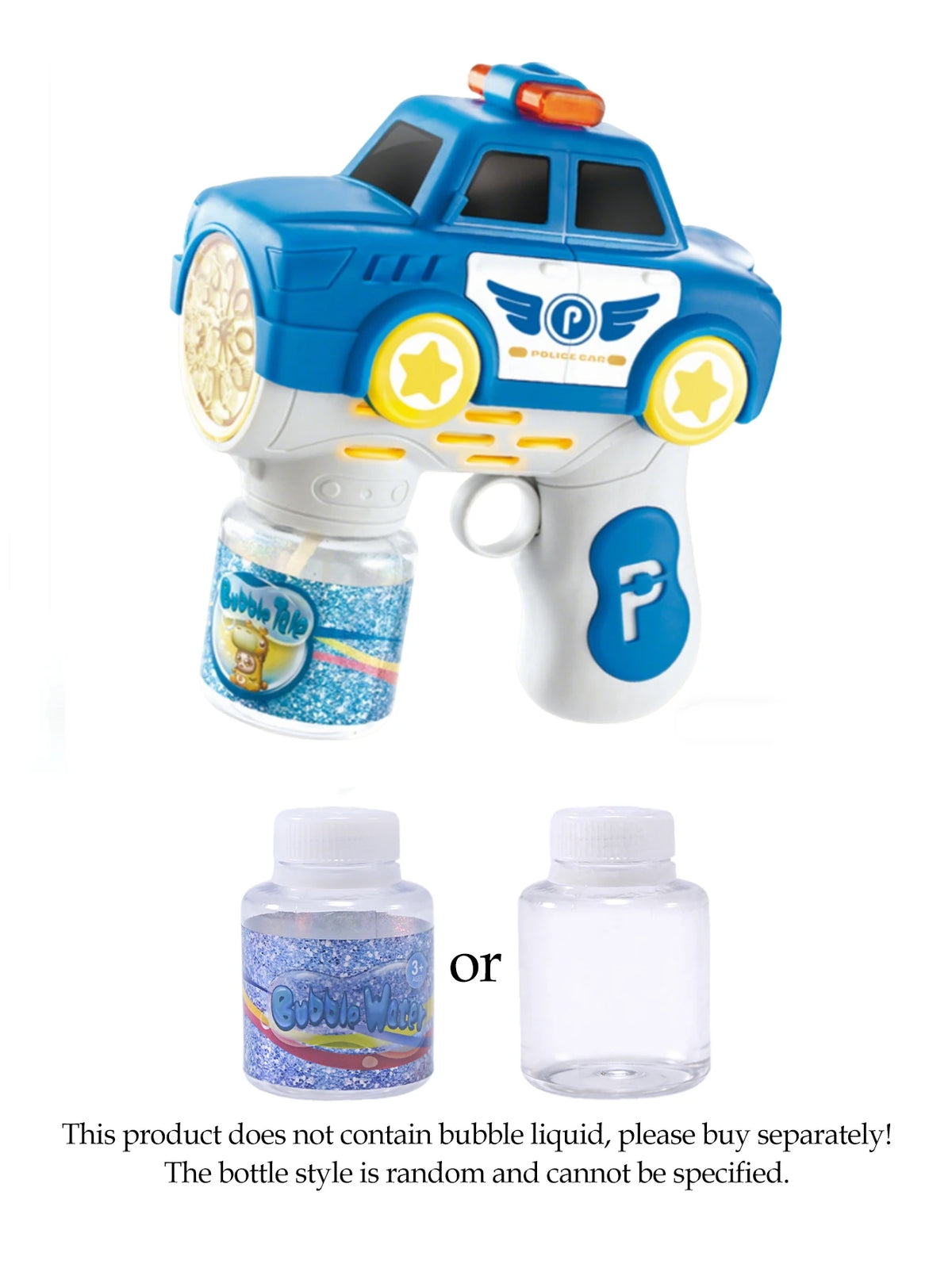 Electric Bubble Machine, One-Click with Lights, Outdoor Handle Bubble Gun Toy for Kids (batteries and bubble liquid not i Vue 333-31