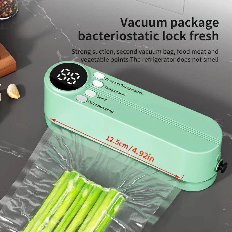 Vacuum Sealer A Multifunctional Food Sealer Wireless USB Charging With Sealing External Suction Inflation Functions Vue