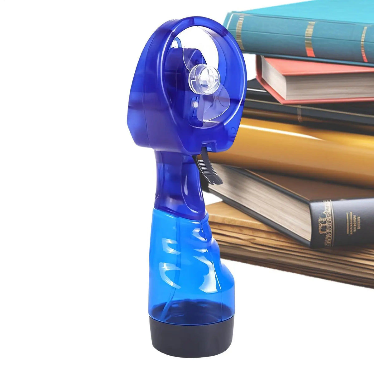 350ml Portable Mist Fan, Outdoor Air Cooler with Water Tank, Cooling Device for Desk Camping Hiking, Rechargeable USB Vue