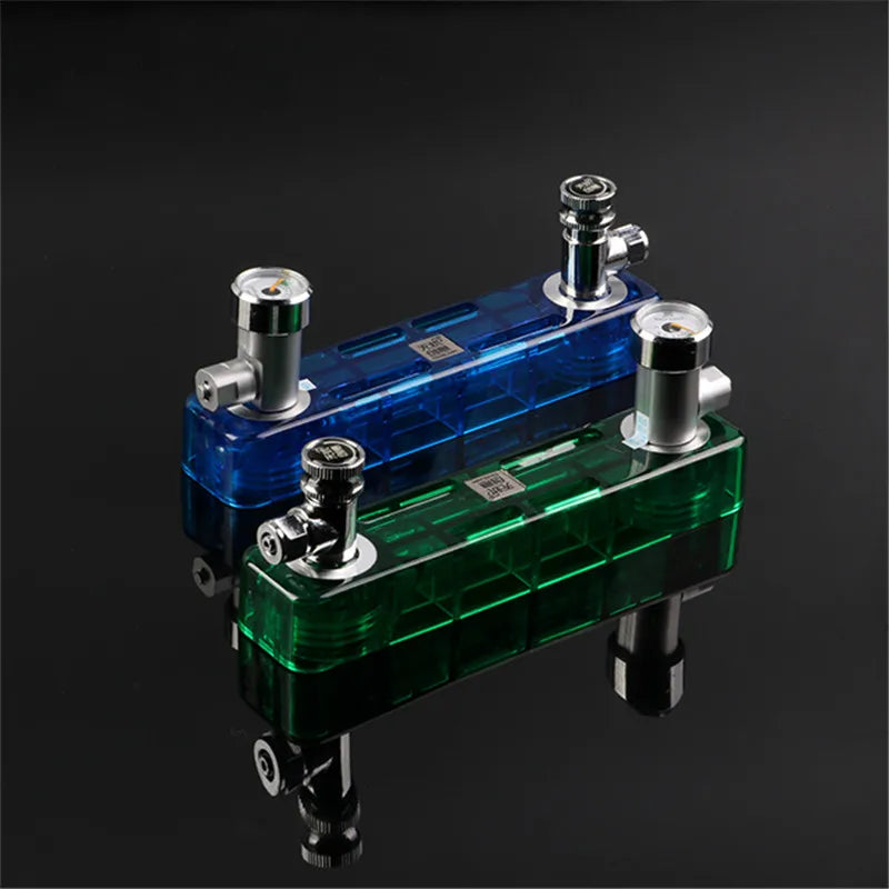 Aquarium DIY CO2 System Generator Kit Co2 Diffuser with Pressure Gauge and Tube Nano Plants Plant Tank CO2 Diffuser Generator Vue