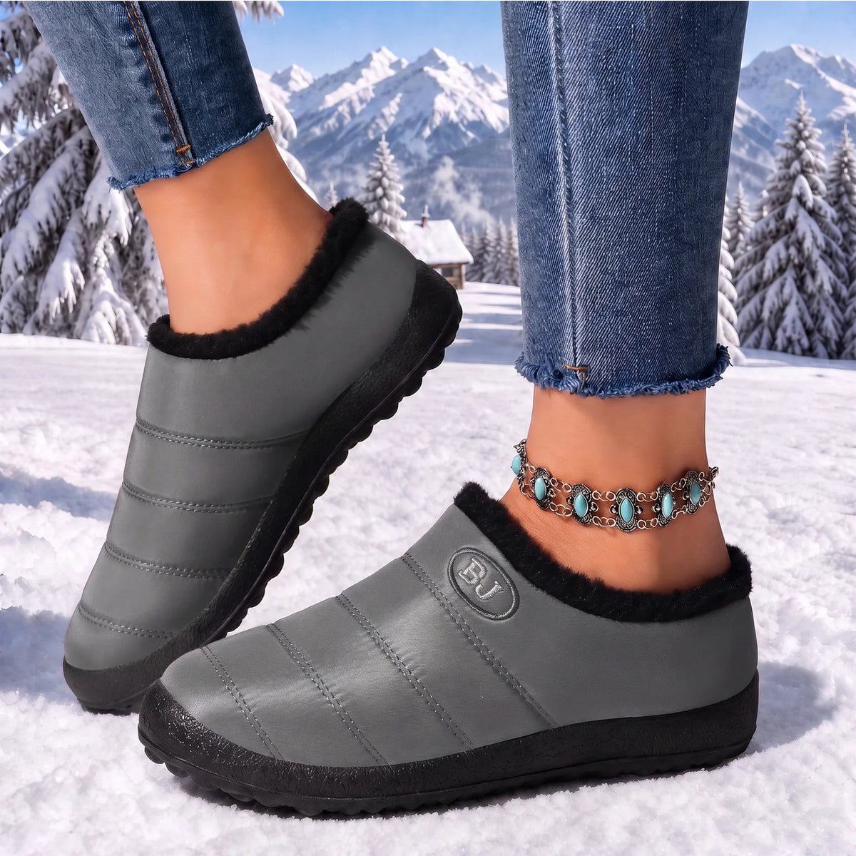 Women's Velvet-Lined Waterproof Snow Boots | Sizes 35–47 Women's Snow Boots Vue