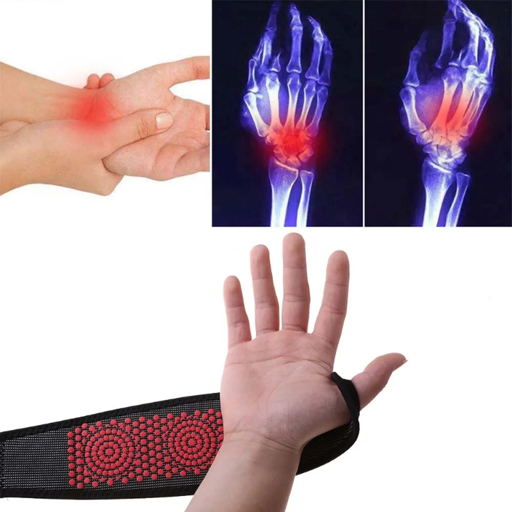 Fitness Brace Wrap Carpal Carpal Protector Self-Heating Wristband Carpal Tunnel Wrist Wraps Bandages Brace Strap Wrist Support Vue