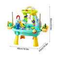 Elephant Water Table for Kids, Sensory Sink Toy with Pump, Outdoor Summer Activity Play Table for Backyard Beach Daycare Camping Vue A