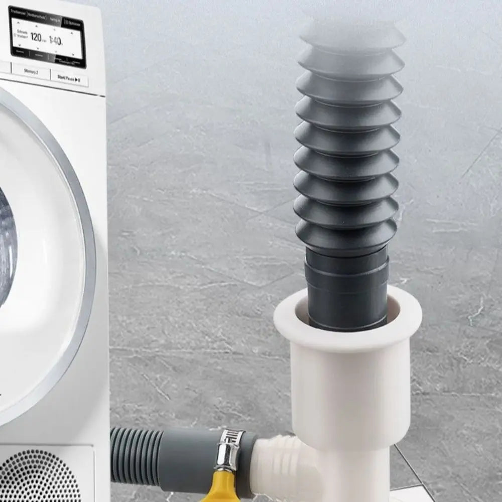 Dual-Interface Washing Machine Drain Tee Dual-Purpose Anti-Return Floor Drain Joint Pipe Connector Two-In-One Drain Pipe Tee Vue