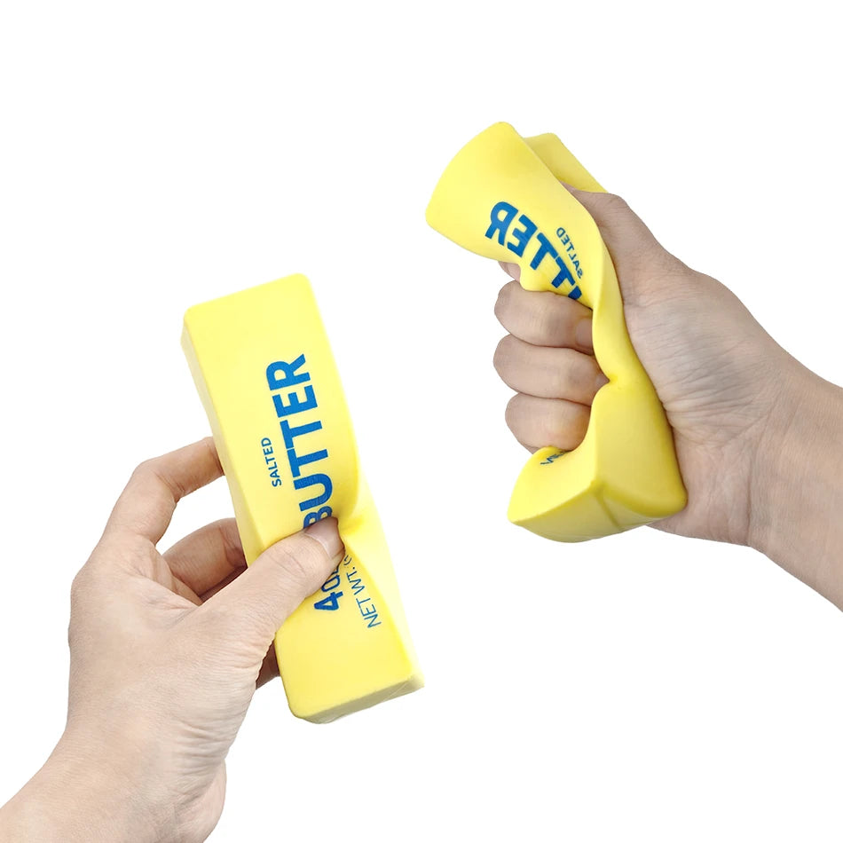 Long Strip Imitation Butter Squishy Toy Slow Rising Squeeze Toy Fidget Toy Sensory Anti Stress For Adults Hand Relax Squeeze To Vue