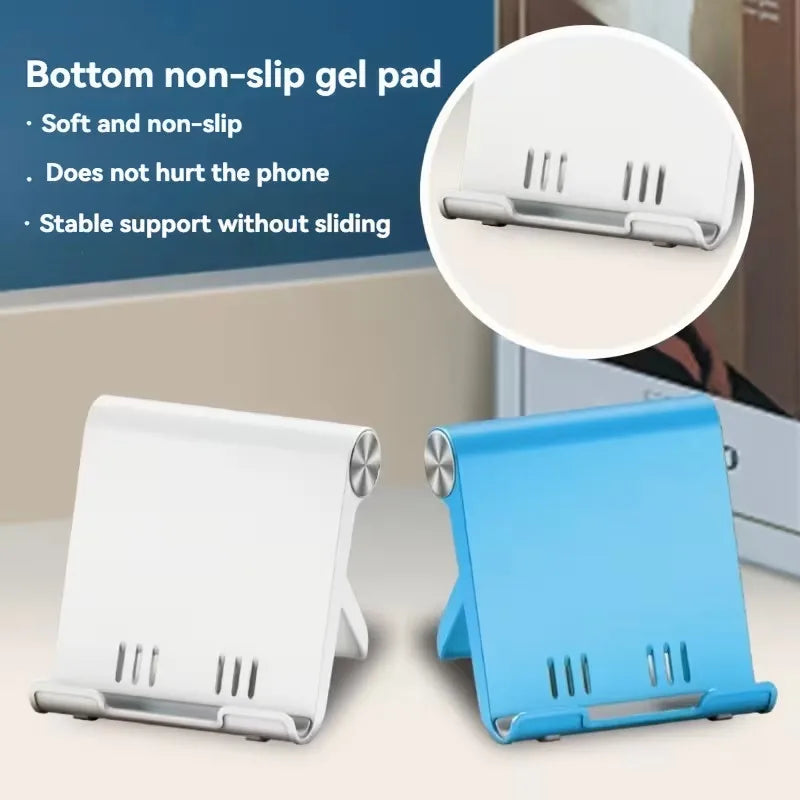 Adjustable Phone Holder Stand Portable Foldable Desktop Phone Support Universal Cell Phone Stand for iPhone, Samsung Vue