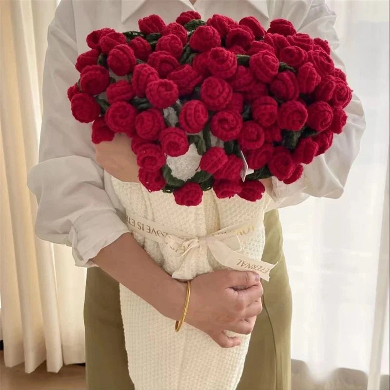 Preserved Rose Flower Blanket Air Conditioner Cover Nap Throw Shawl Romantic Home Decor For Her Valentine Gift Cozy Floral Vue