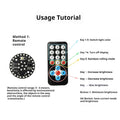Infrared Remote LED Light 9 Constant-On Modes+1 Color-Changing Scroll Mode DIY Model Light Night Light Infrared LED Light Module Vue Default Title
