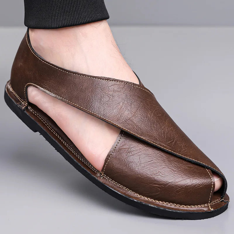 Men's Retro Roman Slip-On Sandals | Summer Fashion Sandals Men's Roman Sandals Vue