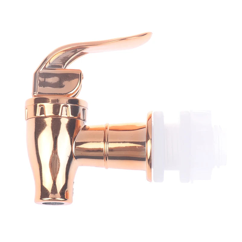 2L Glass Wine Bottle Faucet Replacement Wine Water Tank Spigot for Home Restaurant Party Bar Vue rose-red