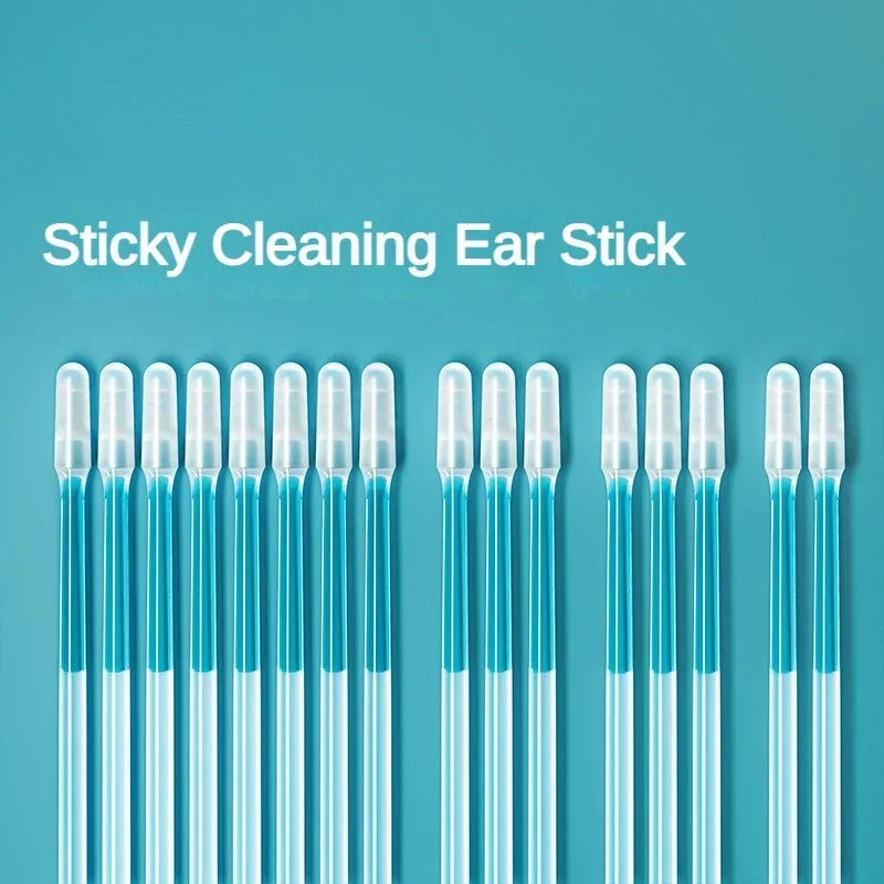 Disposable Sticky Ear Swabs Earwax Remover For Olders Adult Kid Pick Reusable Ear Cleaner Soft Silicone Ear Wax Removal Tool Vue