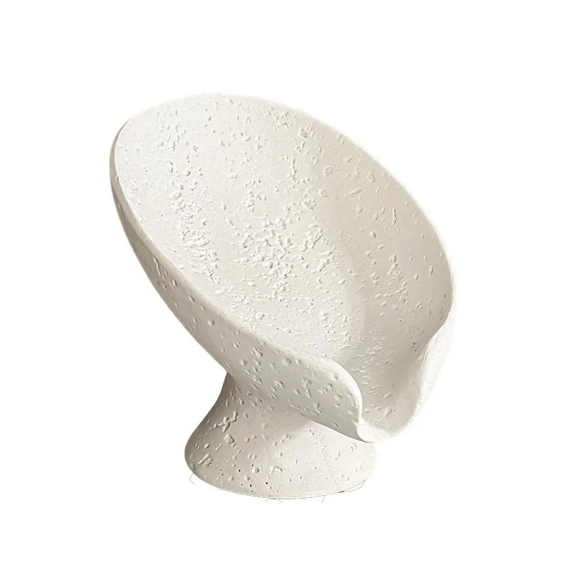 Luxury Marble Lotus Leaf Draining Soap Dish Minimal Soap Holder Tray For Bathroom Vanity Hotel And Home Countertop For Her Gift Vue
