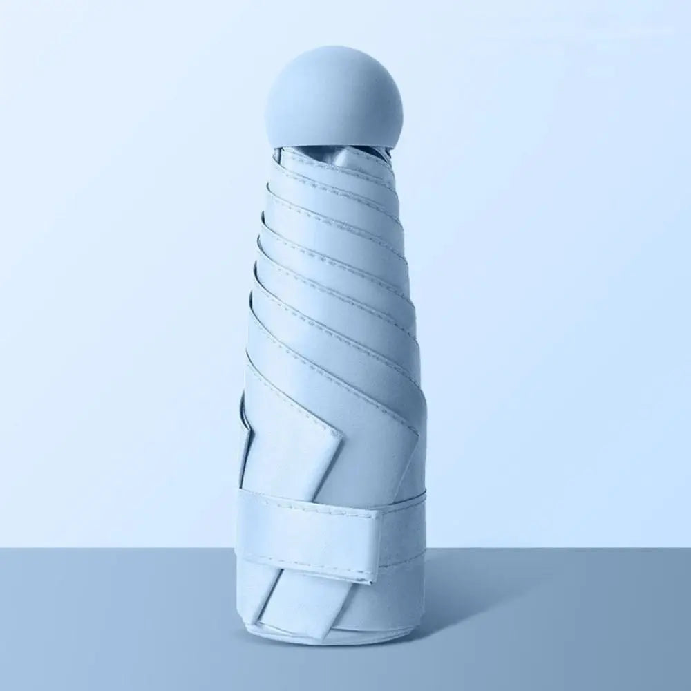 UV Protection Mini Sun Umbrella Manual Open Protable Capsule Ultra Vue