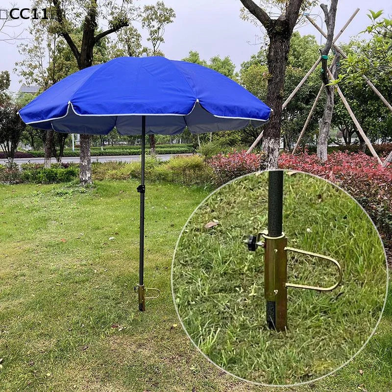 Beach Umbrella Anchor Metal Patio Holder Garden Parasol Sun Stand Vue
