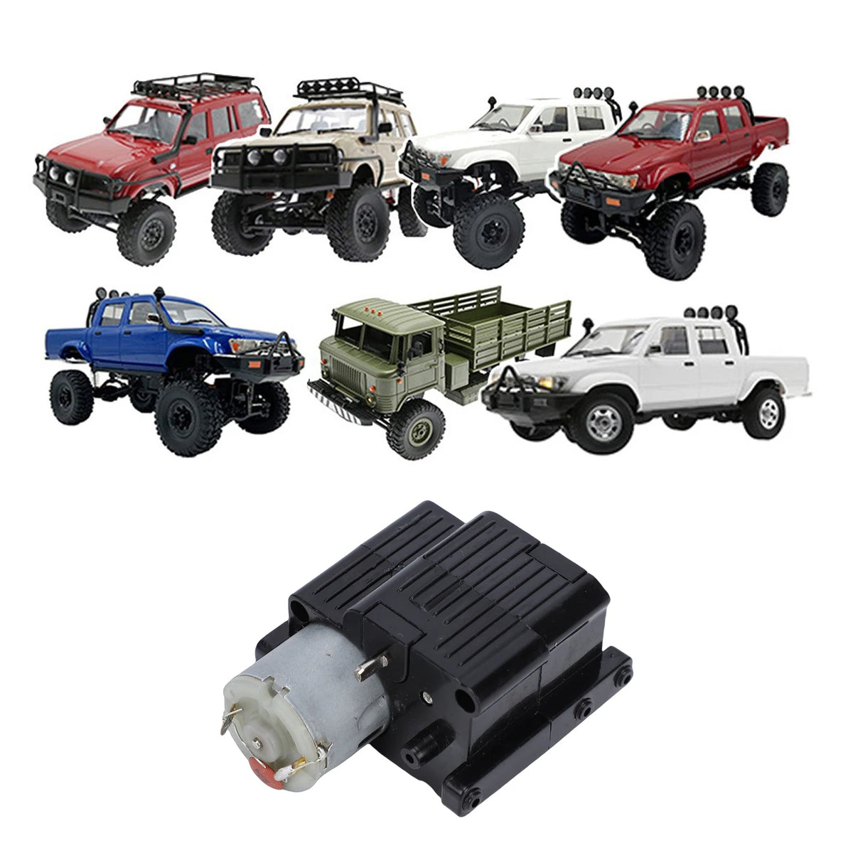 260 Transmission Gearbox for WPL B14 B24 C64-1 C54 C54-1 D62 D62-1 D64 D64-1 RC Cars Vue