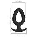 3 Sizes Soft Silicone Back Progressive Training Plug External Prostate Massage Dilator Physical Training Tool for Adults Over 18 Vue L