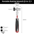 Double-Head Quick Release Ratchet Wrench Set 1/4" Bits & Sockets Ratchet Wrench Set Vue only wrench China Mainland