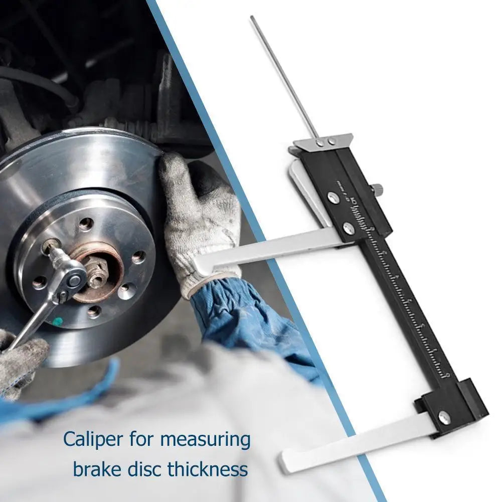 Brake Disc Thickness Caliper Gauge | 0-60mm Wear Depth Tool Brake Disc Caliper Vue China Mainland