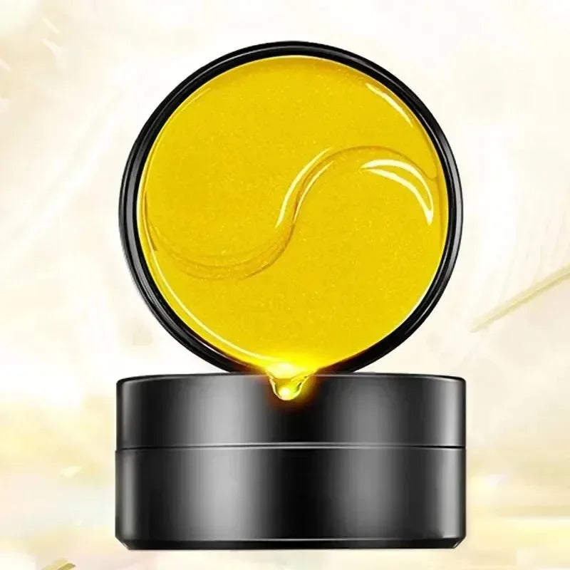 Se Nana Gold Eye Mask 60 Pieces/Box Smooth and Radiant, Hydrating and Moisturizing, Reduces Fine Lines, Dark Circles, and Tightens the Eye Area Vue