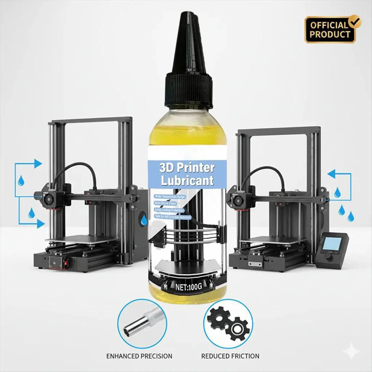 3D Printer Lubricant Grease 100g Jam Prevention Rail Lubricating Grease Smooth Operation Maintenance Oil Professional Repair Vue