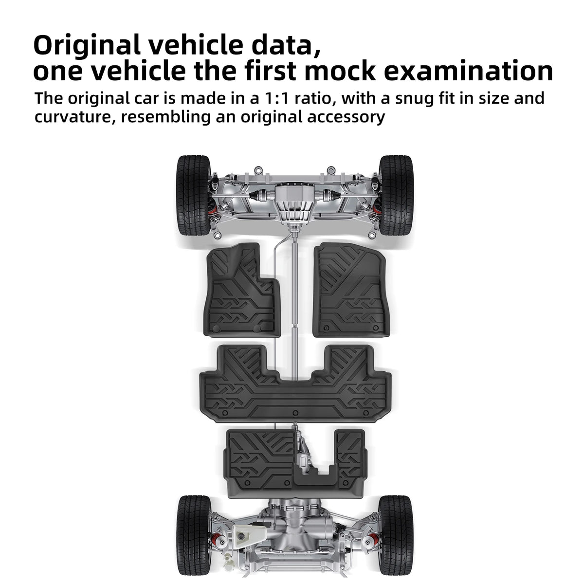 Smabee Left Drive for BYD Tang L/Atto 8/Sealion 8 2025 2026 7Seats (Built-in Refrigerator Model) Car Floor Mats Trunk Accessory Vue