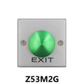 NO/COM Zinc Alloy Exit Button Switch Push Exit Button Door Release Switch for Access Control System Vue Z53M2G
