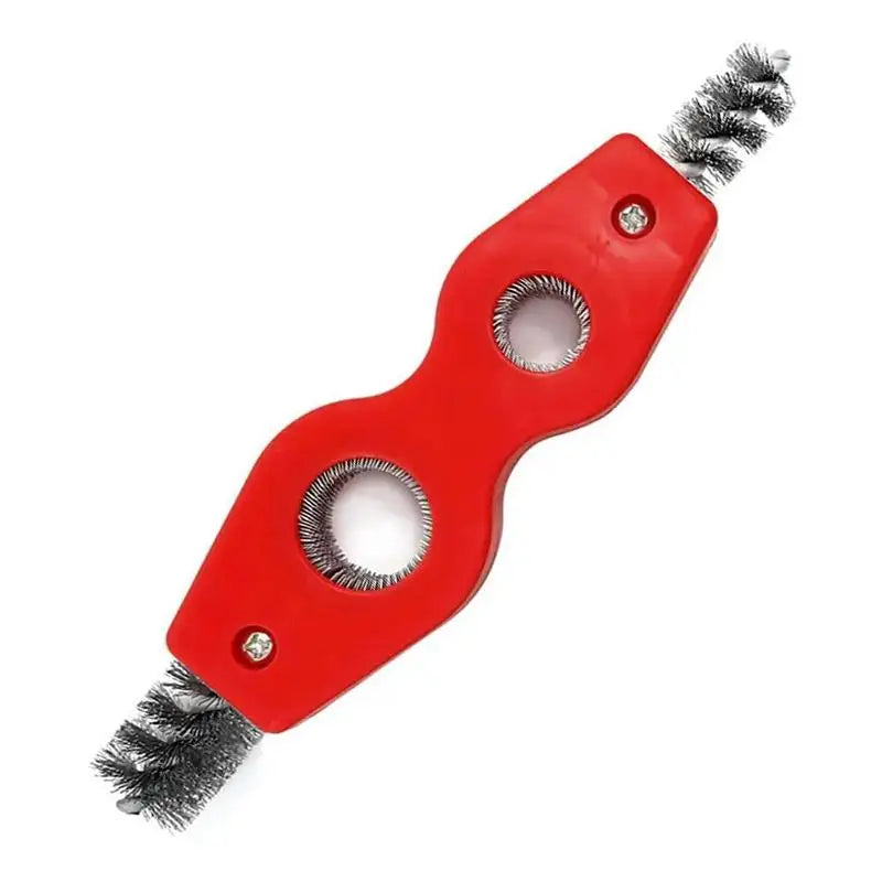 Copper Pipe Brush 4 in 1 Double Headed Tube Polisher for Versatile Cleaning Inside Outside Repair Install Applications Vue C