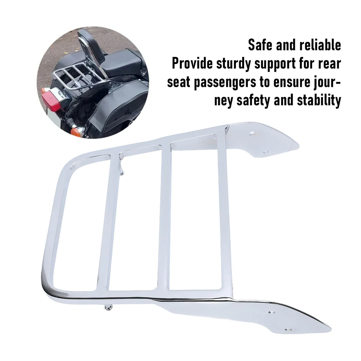 Replacement carbon steel rear luggage rack for Magna VF 750 250 Shadow VT600 SABRE VT1100 ACE VT1100 motorcycles Vue
