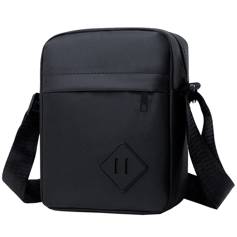 Trendy Stylish Multi-color Crossbody Bag Adjustable-strap Lightweight Vue Bj785Black