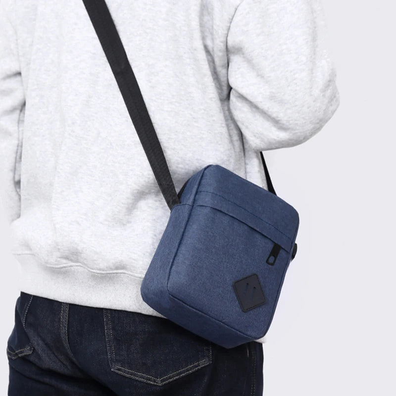 Trendy Stylish Multi-color Crossbody Bag Adjustable-strap Lightweight