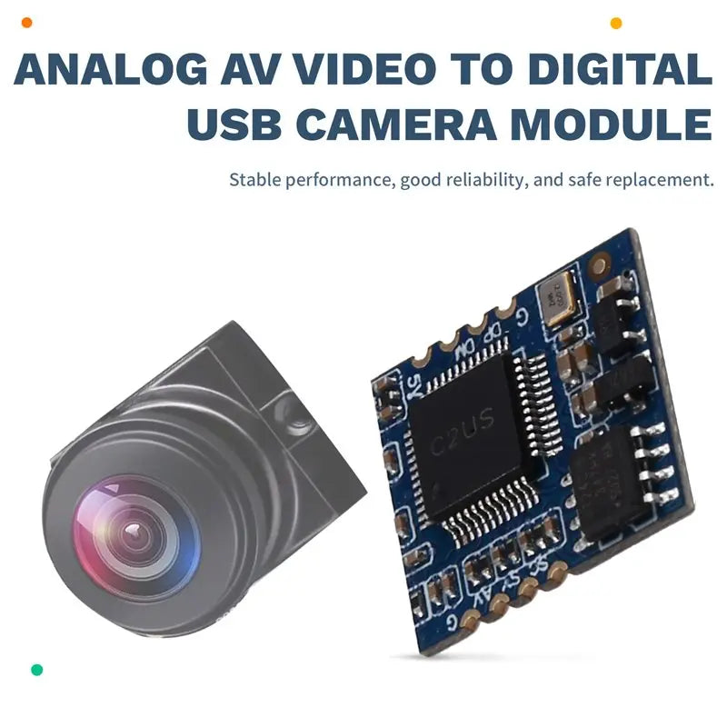 Hot-Analog AV Video To Digital USB Camera Module CVBS To USB Chip Vue