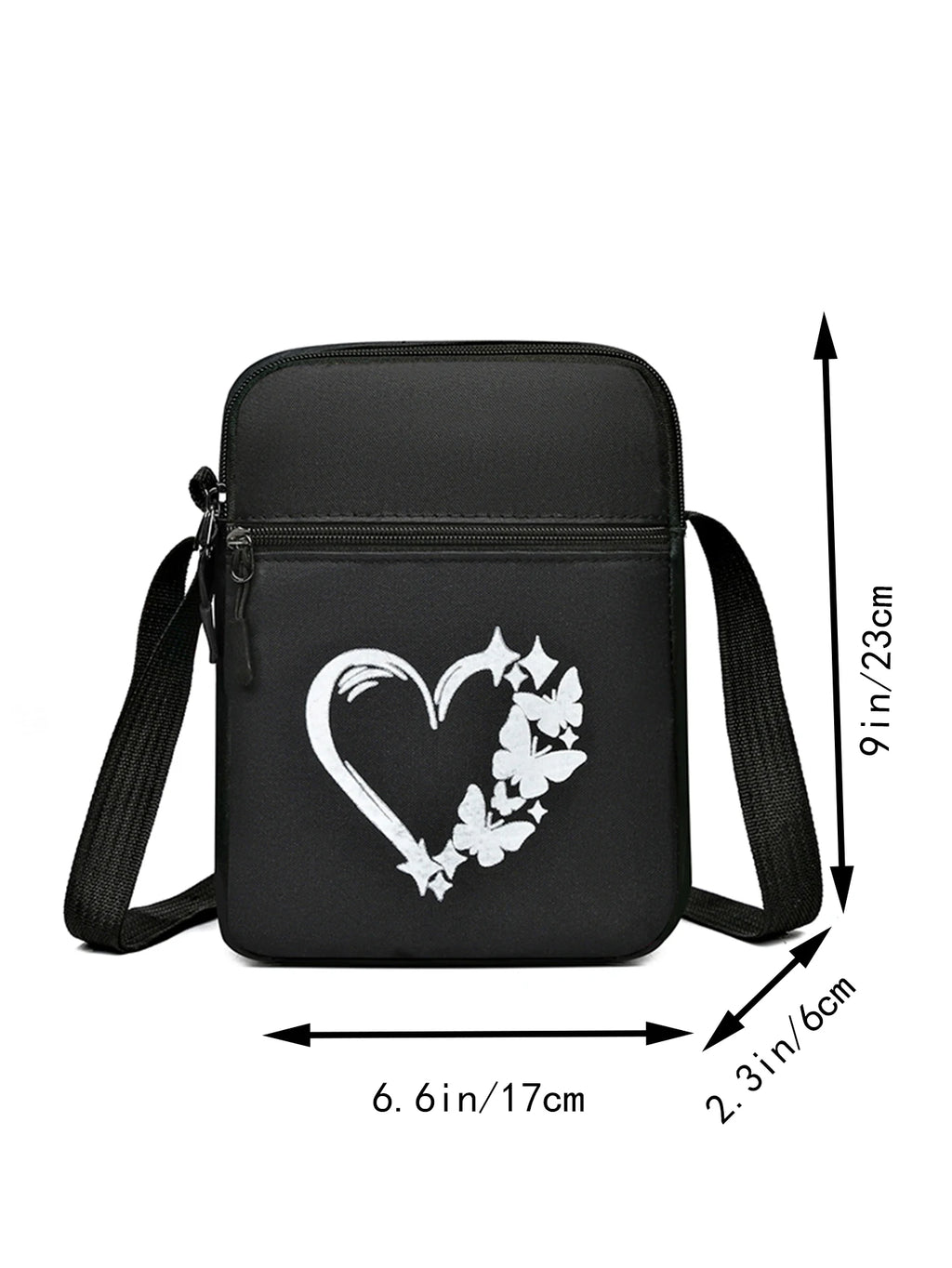 Unisex Mini Crossbody Bag Compact Phone Pouch Adjustable Strap Neck