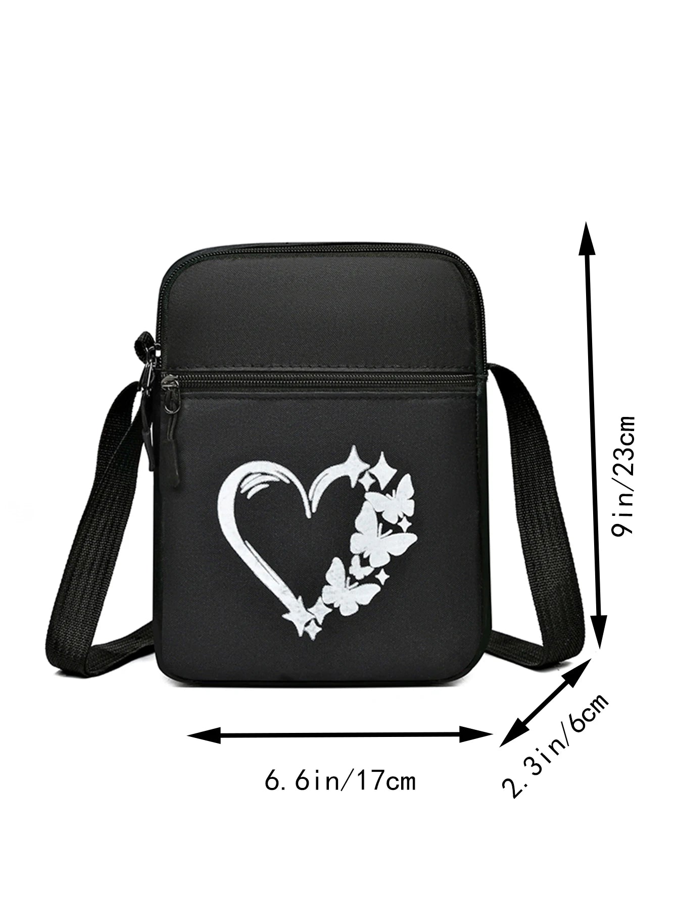 Unisex Mini Crossbody Bag Compact Phone Pouch Adjustable Strap Neck