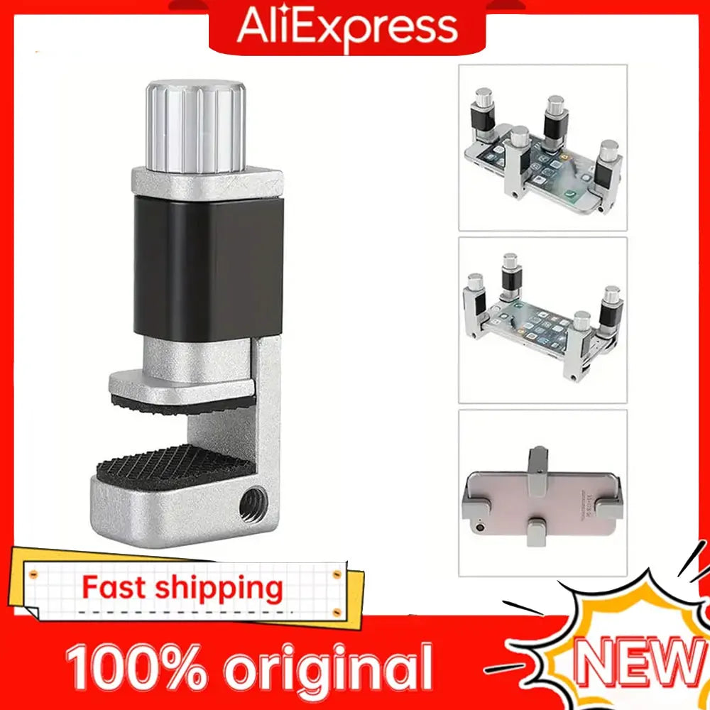4 PCS Set Adjustable Phone Repair Repair Clamp For Smartphones, Tablets, Laptops & Ipads- Phone Screen Securing Tools Set Vue